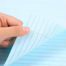 3-Hole Loose-Leaf Paper, Colorful Office 3-Ring Binder Filling Paper, Horizontal Line Inner Pages Suitable for School and Office, Size 8x10.5inch,