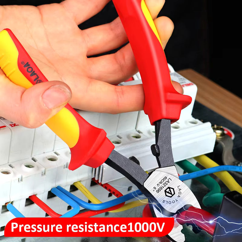 LAOA 1000V Insulated Cable Cutter Wire Stripping Pliers