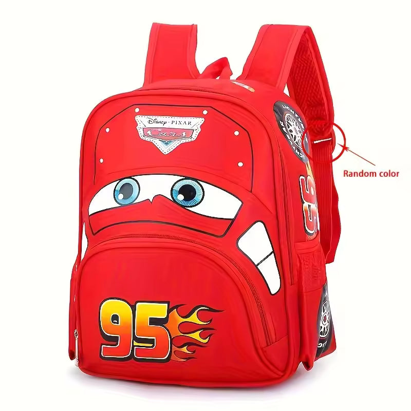 Kids Lightning McQueen Backpack – Cartoon School Bag