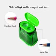 Double Hole Pencil Sharpener for Students