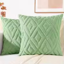 Modern Rhombus Velvet Throw Pillow Cover 45x45cm