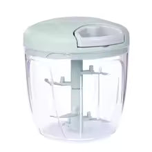 500/900ML Rope Grinder Vegetable Cutter Kitchen Garlic Puller Minced Garlic Chili Fruit Puree Garlic Mixer Rotary Food Processor