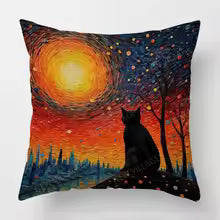 Modern Abstract Decorative Throw Pillow Cover for Sofa