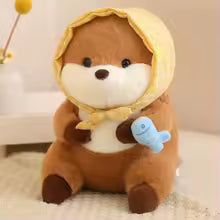 30cm Cute Otter Plush Toy, Soft Stuffed Animal Pillow