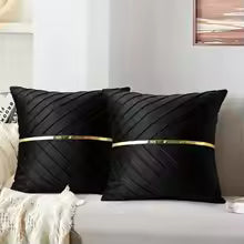 Geometric Velvet Throw Pillow Cover 45x45cm