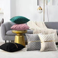 Geometric Velvet Throw Pillow Cover 45x45cm