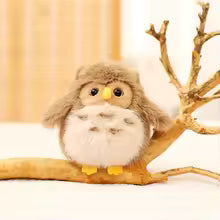 12cm Magnetic Owl Plush Toy, Cute Shoulder Stuffed Animal
