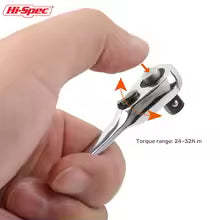 1/4 Inch Double-Ended Mini Ratchet Bit Driver 72-Tooth Quick Release Socket Wrench