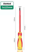Insulated Screwdriver Slotted Cross Screwdrivers Phillips Flat Driver