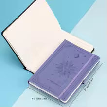 A5PU blank notebook 160 sheets/320 pages, drawing and sketching notebook, 5.75 X 8.38