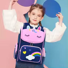 Kids School Backpack, Cute Unicorn Backpack for Girls & Boys