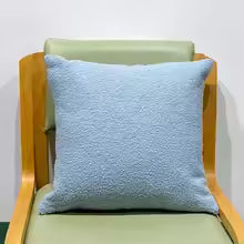 45x45CM Teddy Faux Fur Pillow Cover – Soft Cozy Plush Cushion