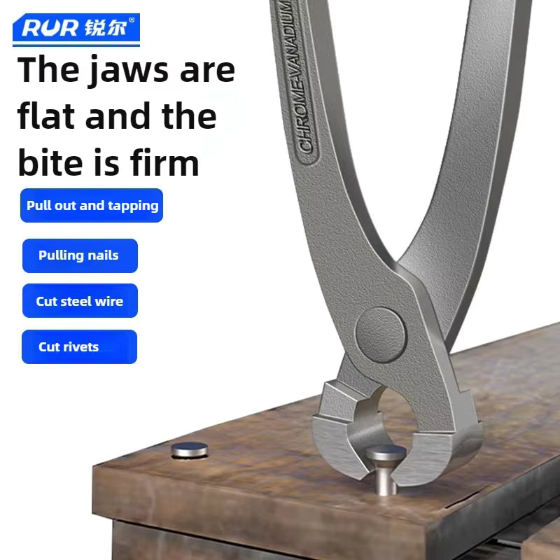 Heavy Duty Pincers Nail Puller Wire Cutter Pliers