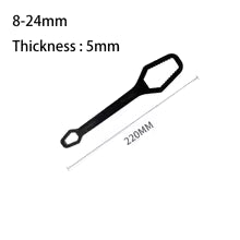 3-17/ 8-22mm Universal Torx Wrench Self-tightening Adjustable Wrench Board Double-head Torx Spanner Hand Tools for Factory