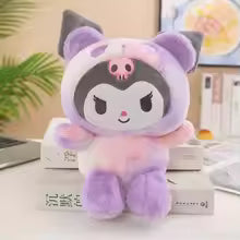Sanrio Kuromi Plush Toy 25cm Cute Kawaii Stuffed Animal