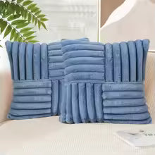 2PCS Plush Throw Pillow Covers – Soft Decorative Cushion Cases
