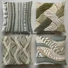 Stylish Rope Pattern Throw Pillow Cover