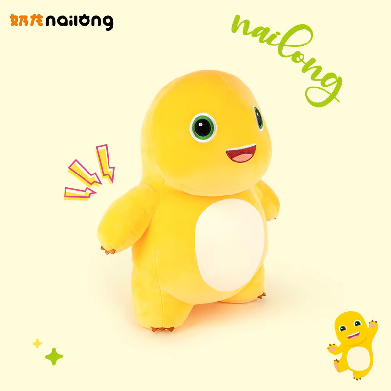 Kawaii Milk Dragon Plush Pillow, Soft Stuffed Toy