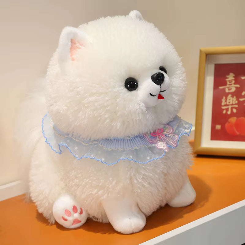 Cute Simulation Dog Pomeranian Plush Toy Stuffed Animals High Quality Puppy Pet Plushies Doll Cartoon Soft Toys