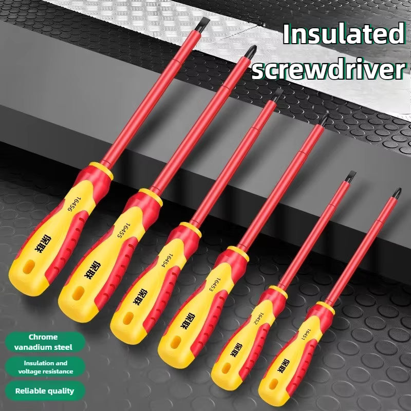 Insulated Screwdriver Slotted Cross Screwdrivers Phillips Flat Driver