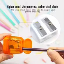 Double Hole Pencil Sharpener for Students