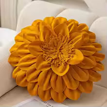 Luxury Flower Petal Velvet Decorative Pillow Cover