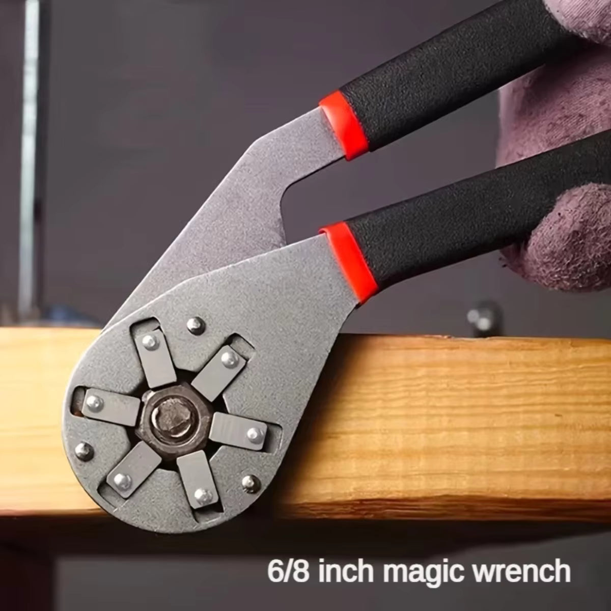 6/8 Inch Magic Adjustable Wrench Multifunctional Hand Tool