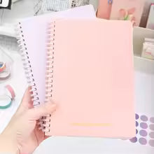 1 Pack Lined Paper Notebook 5.8 x 8.2 Inches College Ruled Spiral Notebook