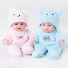 20cm Baby Doll with Bear Pajamas – Reborn Doll
