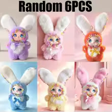 Cute Rabbit Plush Pendant – Vinyl Doll Keychain