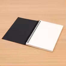 A5 A6 Spiral Sketchbook – 50 Sheets Kraft Paper Blank Drawing Notebook