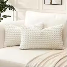 Rectangle Pillowcases 30x50CM Solid Color Decorative Throw Pillow Cover