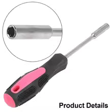 1PC Red Magnetic Bit Holder Screwdriver Handle 1/4 Inch 6.35mm Hex Drive Hand Tool