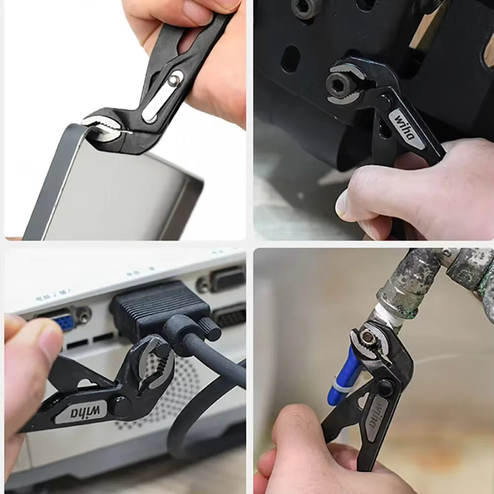Wiha Mini Water Pump Pliers Adjustable EDC 46672 46810