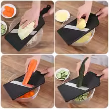 Multifunctional Plastic Stainless Steel Onion Fruit Veg Potato Dicer Cutter Slicer Kitchen Tool Progressive Blade Chopper