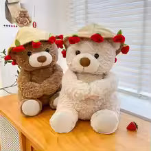 Rose Teddy Bear Plush Toy – Romantic Gift