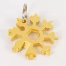 18-in-1 Multifunction EDC Snowflake Wrench Tool