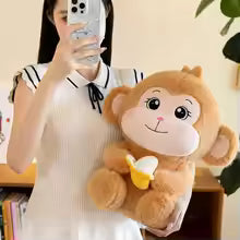 Cute Banana Monkey Plush Toy Soft Cartoon Stuffed Animal