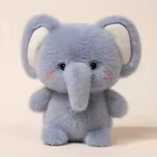 16cm Capybara Elephant Plush Toy, Soft Cuddly Pillow