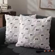 Fall Halloween Pumpkin Pillow Cover 18x18 Inch