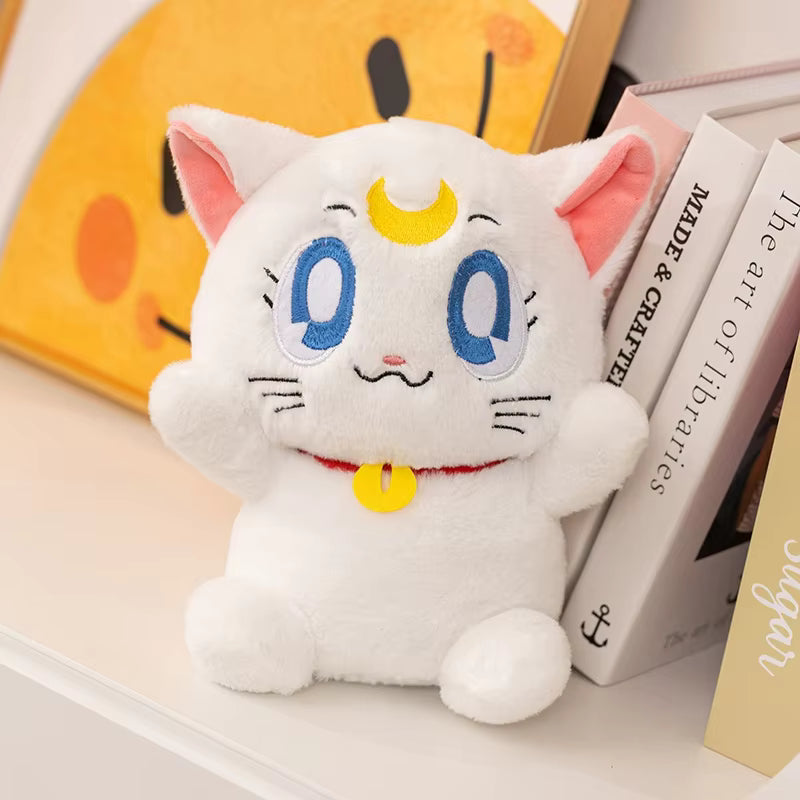Japan Anime Sailor Moon Plush Cat Toys Kitten Stuffed Doll Girlish Kawaii Room Decor