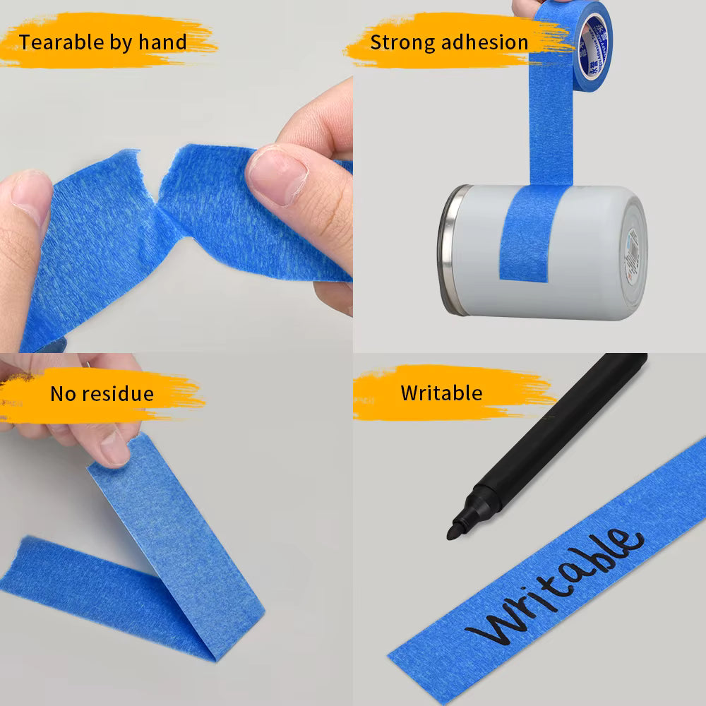 Blue Painters Tape 10/20/50m Masking Tape for Painting Edges Trim Ceilings DIY Projects