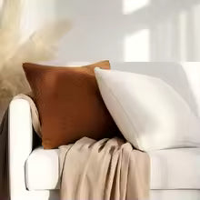 45x45CM Teddy Faux Fur Pillow Cover – Soft Cozy Plush Cushion