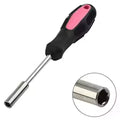 1PC Red Magnetic Bit Holder Screwdriver Handle 1/4 Inch 6.35mm Hex Drive Hand Tool