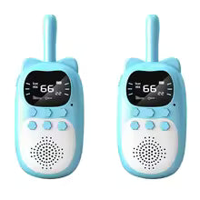 2 Pack Kids Walkie Talkies Rechargeable 3km Two Way Radio Communication Toys