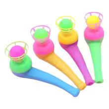 4PCS Plastic Blow Ball Toys for Kids Outdoor Sports Game