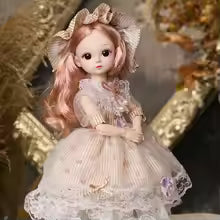 30cm Movable Princess Doll – Dress Up Toy