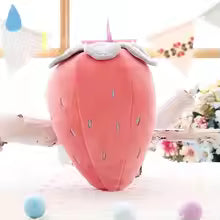 25/40CM Strawberry Plush Toy Pillow Soft Fruit Cushion