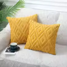 Modern Rhombus Velvet Throw Pillow Cover 45x45cm