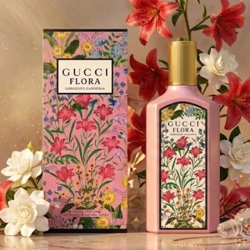 Flora Gorgeous Gardenia by Gucci Eau De Parfum Spray 3.4 oz / and 100 ml-